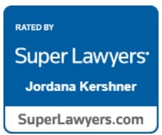 RATED BY Super Lawyers Jordana Kershner SuperLawyers.com